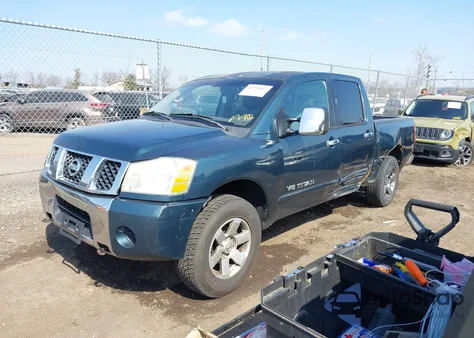 2005 Nissan Titan Se из США, поврежденный, VIN 1N6AA07A25N500345